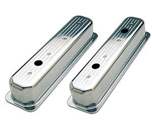 Cast Aluminum Valve Covers 1987-99 Small Block Chevy (Centerbolt)