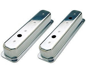 Cast Aluminum Valve Covers 1987-99 Small Block Chevy (Centerbolt)