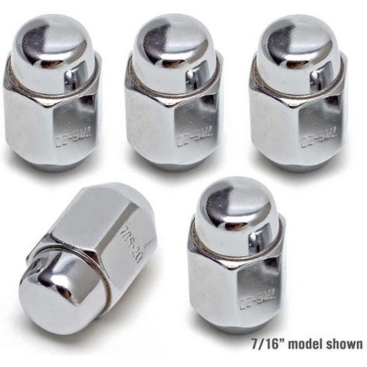 60° Conical Acorn Lug Nuts Right-Hand Thread: 1/2"-20