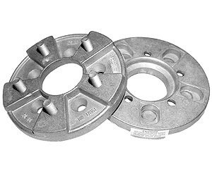 Cast Aluminum Wheel Adapters Fits 5 x 4" Bolt Pattern Hub