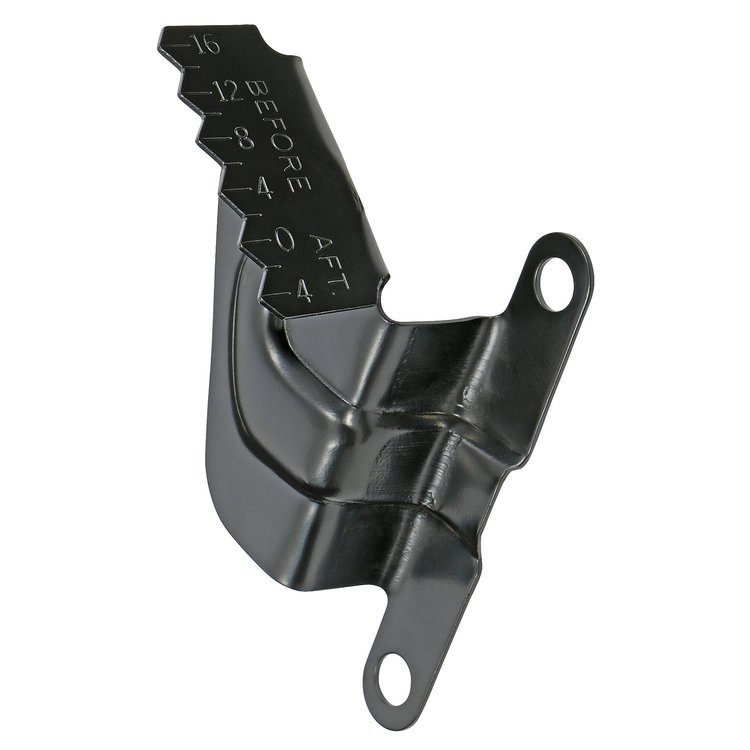 Timing Tab for 1965-1990 Big Block Chevy 396-454 Engines [8 in. Balancers, Black Steel]