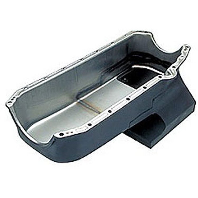Black Powdercoated Street/Strip Oil Pan 1962-67 Chevy 283-400/Chevy II/Nova
