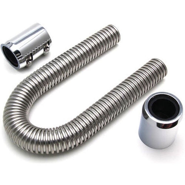 Stainless Steel Radiator Hose Kit Hose Length: 24"