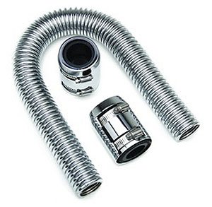 Stainless Steel Radiator Hose Kit Hose Length: 36"