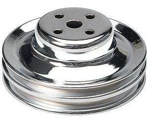 Small Block Ford OEM Pulley 1965-66 2-Groove Upper Pulley