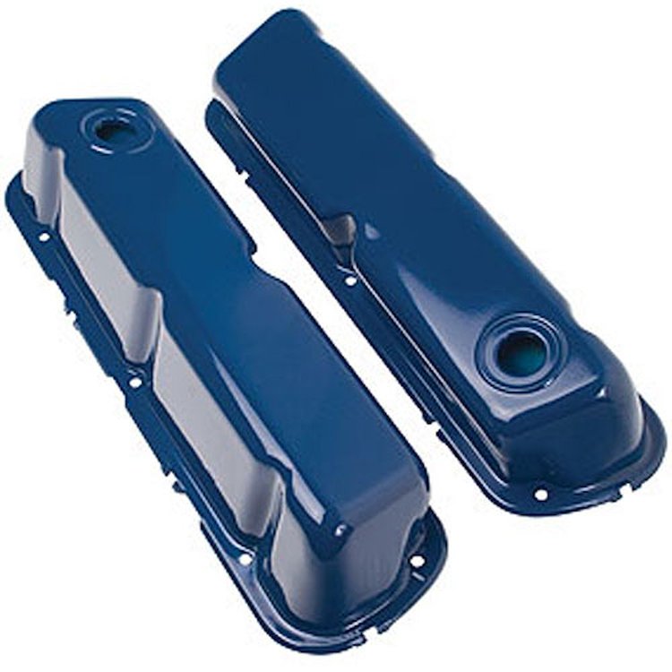 Powdercoated Steel Valve Covers 1962-85 Ford 260, 289, 302, 351W, 5.0L