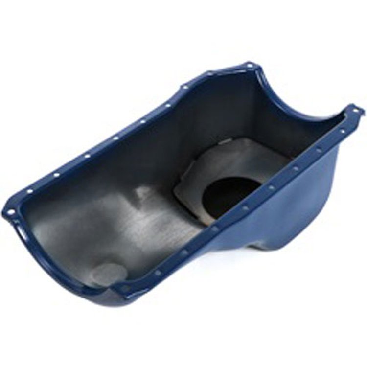 Blue Powdercoated Oil Pan 1970-82 Ford Car 351C, 351M, 400