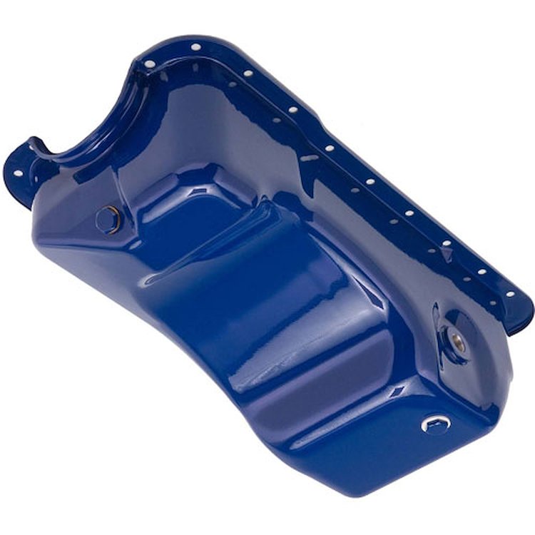 Blue Powdercoated Oil Pan 1983-90 Mustang 302 5.0L