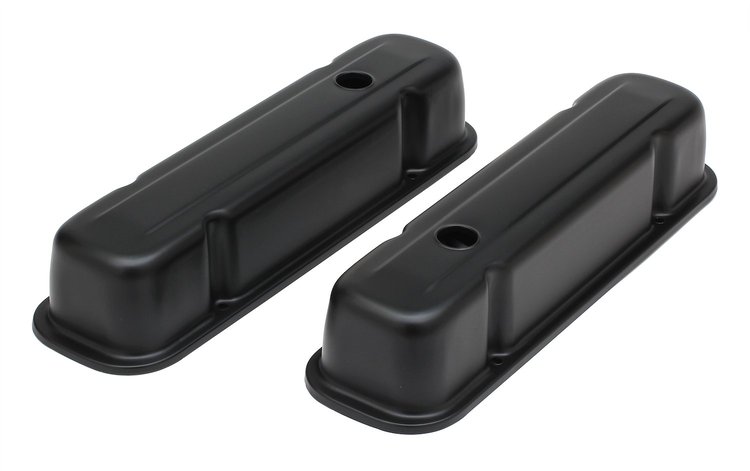 Powdercoated Steel Valve Covers 1959-79 Pontiac 326-455 V8