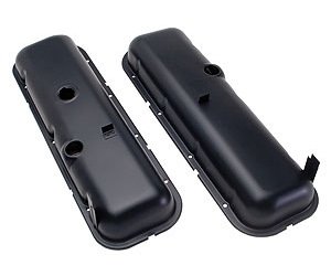 OE Reproduction Powdercoated Steel Valve Covers 1965-72 Big Block Chevy 396-502