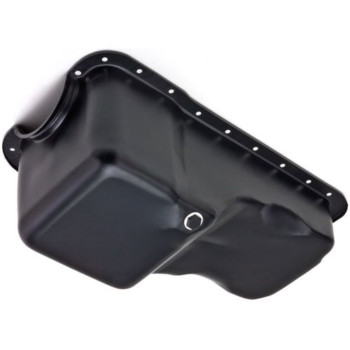 Black Powdercoated Oil Pan 1965-87 Ford Car 260, 289, 302 (Windsor Block)
