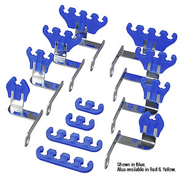 Big Block Chevy Wire Loom Set For 7mm, 8mm & 9mm Wires