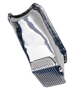 Silver Slam-Guard Oil Pan 1979-85 Small Block Chevy 305-350
