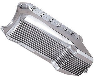 Cast Aluminum Finned Oil Pan 1955-79 Small Block Chevy 265-350