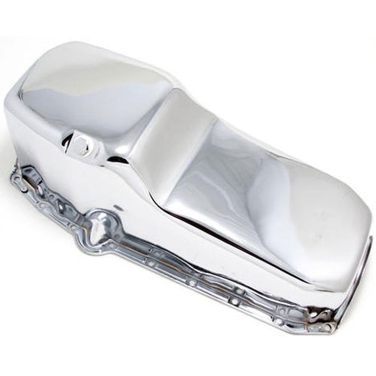 Chrome Oil Pan 1955-78 Small Block Chevy 283-400