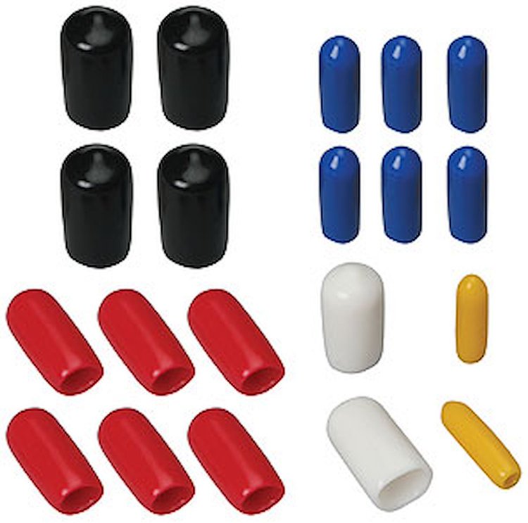 Vacuum Line Cap Kit Includes: (2) Yellow 1/8"