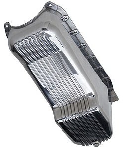 Cast Aluminum Finned Oil Pan 1986-2000 Small Block Chevy 305-350 5.0L/5.7L