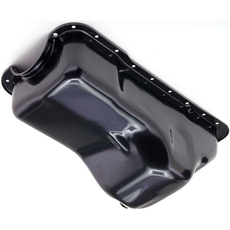 Black Powdercoated Oil Pan 1980-96 Ford Bronco