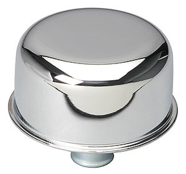 Chrome Valve Cover Breather Push-In