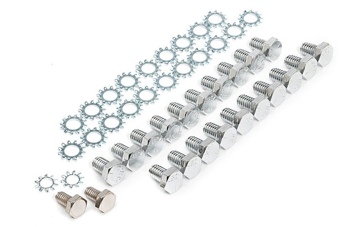 Chrome Oil Pan Bolt Set Big Block Chevy