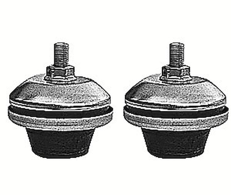 Replacement Biscuit Style Motor Mounts for Wing Style Mounts [Black]