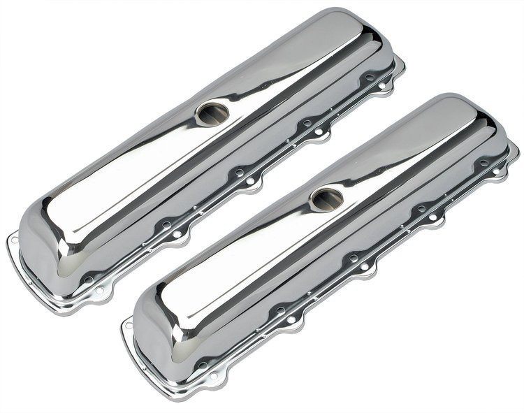 Chrome Plated Steel Valve Covers Oldsmobile V8 330-455