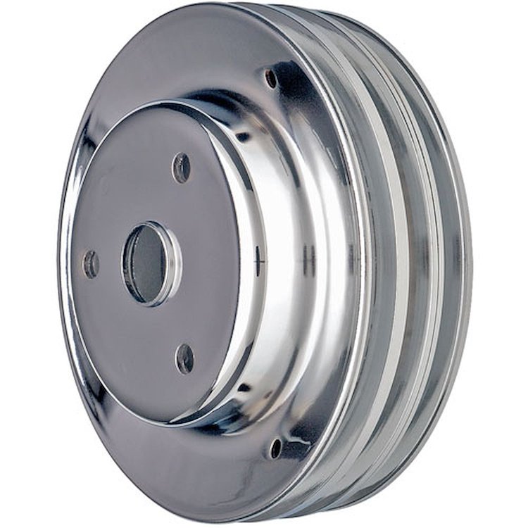 Chrome Crankshaft Pulley Depth: 7.8"
