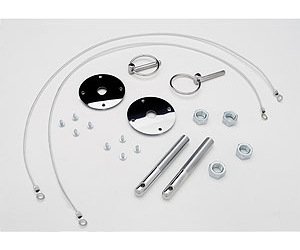 Hood Pin Set 1/4" Flip-Over Style