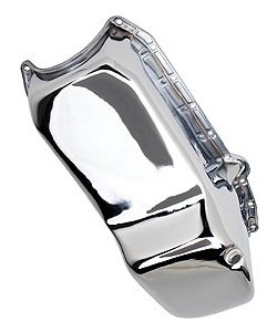 Chrome Oil Pan 1955-79 SB-Chevy (2-Piece Rear Main Seal)