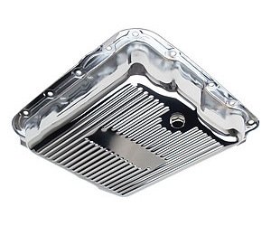 9740 O.E.M. Replacement Steel Transmission Pan GM 700R4, 4L60E {Chrome]