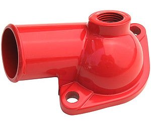 Powdercoated Water Neck 1966-75 Small Block Chevy V8
