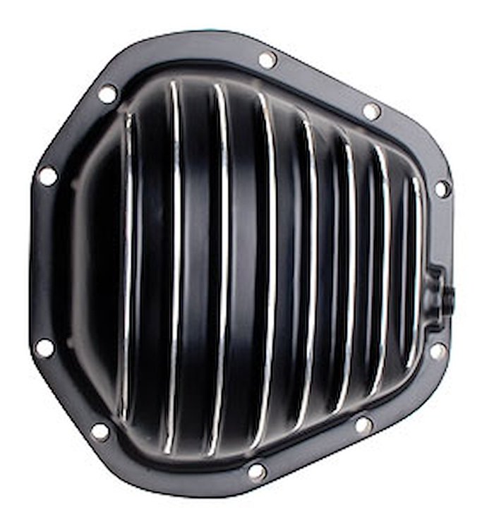 Black Powdercoated Aluminum Differential Cover Kit 1972-03 Dodge Pickup w/Dana 60 Rear