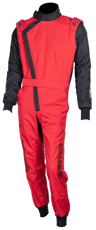 ZK-40 Youth Karting Race Suit Medium - Red/Black