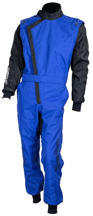 ZK-40 Karting Race Suit X-Large - Blue/Black
