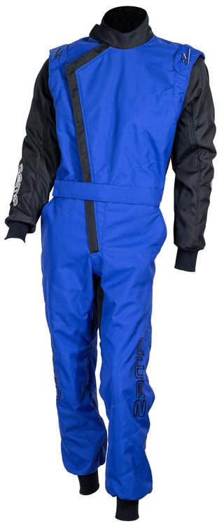 ZK-40 Youth Karting Race Suit X-Large - Blue/Black