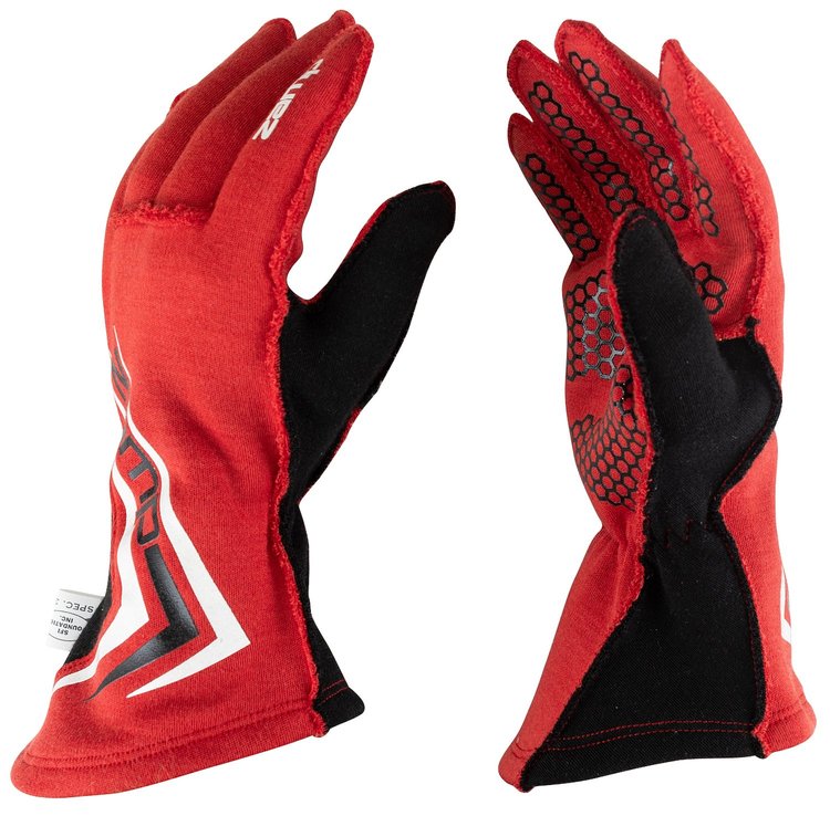ZR-60 Racing Gloves 2X-Large - Red/Black