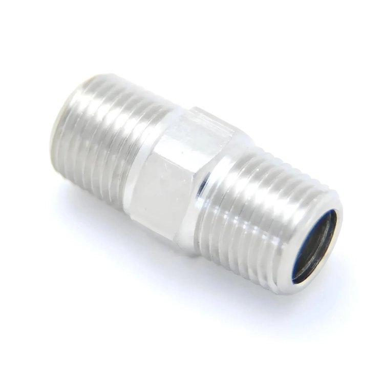 00-01100-B 1/8 in. NPT x 1/8 in. NPT Straight Fitting, Male/Male