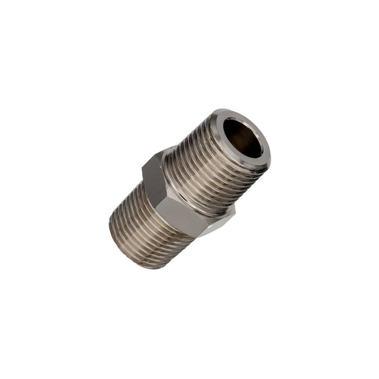 00-01105-B 3/8 in. NPT x 3/8 in. NPT Straight Fitting, Male/Male