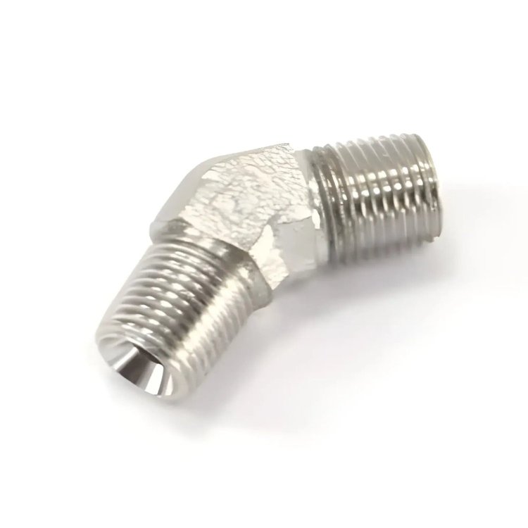 00-01121 1/8 in. NPT x 1/8 in. NPT 45-Degree Fitting, Male/Male