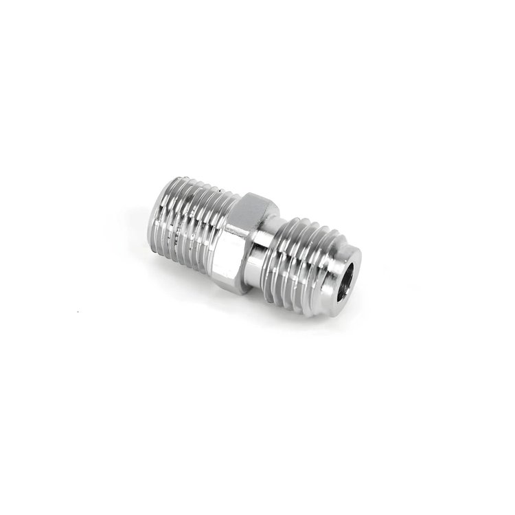 00-01155-J 1/4 in. NPT x 4AN Straight Jet Fitting, Male/Male