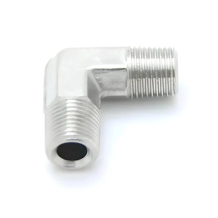 00-01300-B 1/8 in. NPT x 1/8 in. NPT 90-Degree Fitting, Male/Male