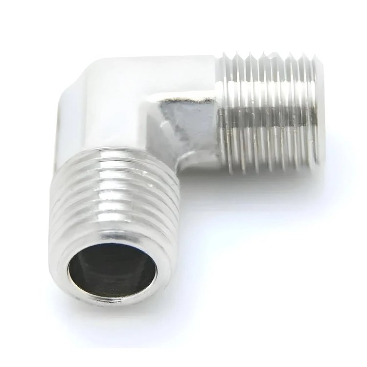 00-01301-B 1/4 in. NPT x 1/4 in. NPT 90-Degree Fitting, Male/Male