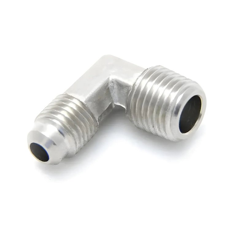 00-01354-B 1/4 in. NPT x 4AN 90-Degree Fitting, Male/Male