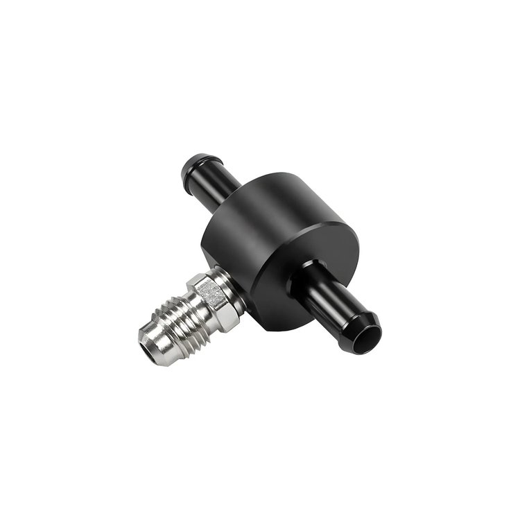 00-01802 Import Fuel Adapter Fitting Kit w/Clamps, 4AN x 5/16 in. Barb x 5/16 in. Barb