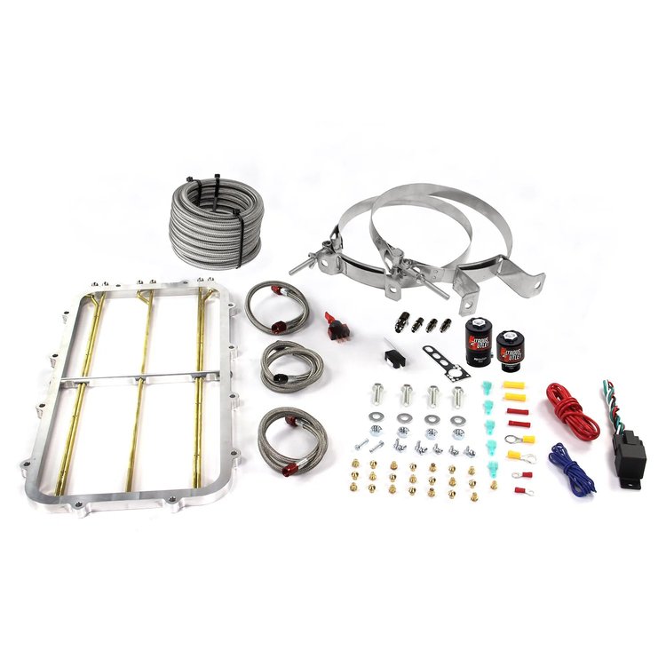 00-10183-00 GM Holley Hi-Ram Single Stage Intake Spacer Plate System, Gas/E85, 5-55psi, 50-300HP, No Bottle
