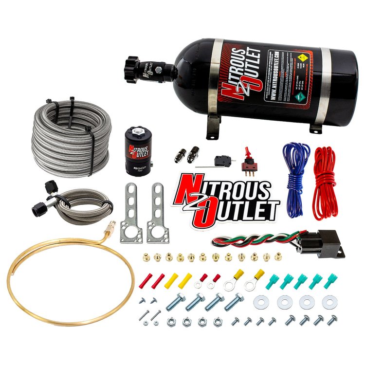 00-10203-10 Universal EFI Dry Large Distribution Ring System, 35-200HP, 10lb Bottle