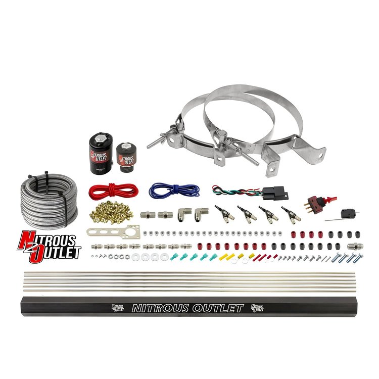 00-10363-R-00 4-Cyl Direct Port System, .122 Nitrous Solenoids