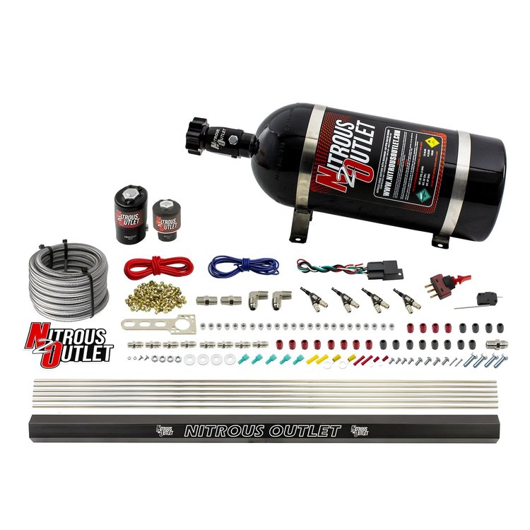 00-10363-R-10 4-Cyl Direct Port System, .122 Nitrous Solenoids