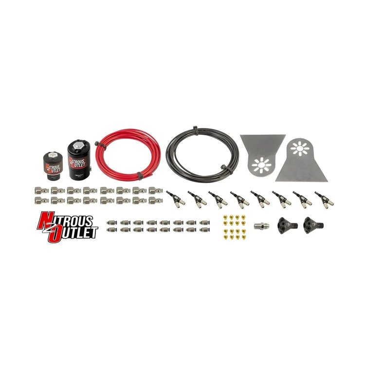 00-10480-L 8-Cyl Solenoids Forward Direct Port Conversion Kit, .112 Nitrous Solenoid
