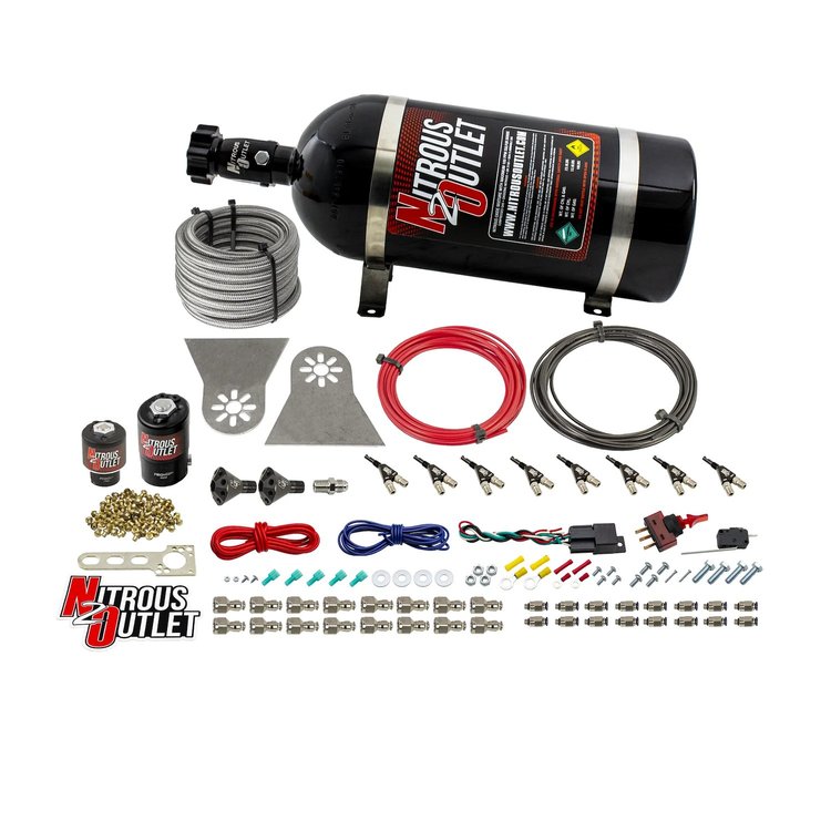 00-10481-H-10 8-Cyl Direct Port System, .122 Nitrous Solenoids